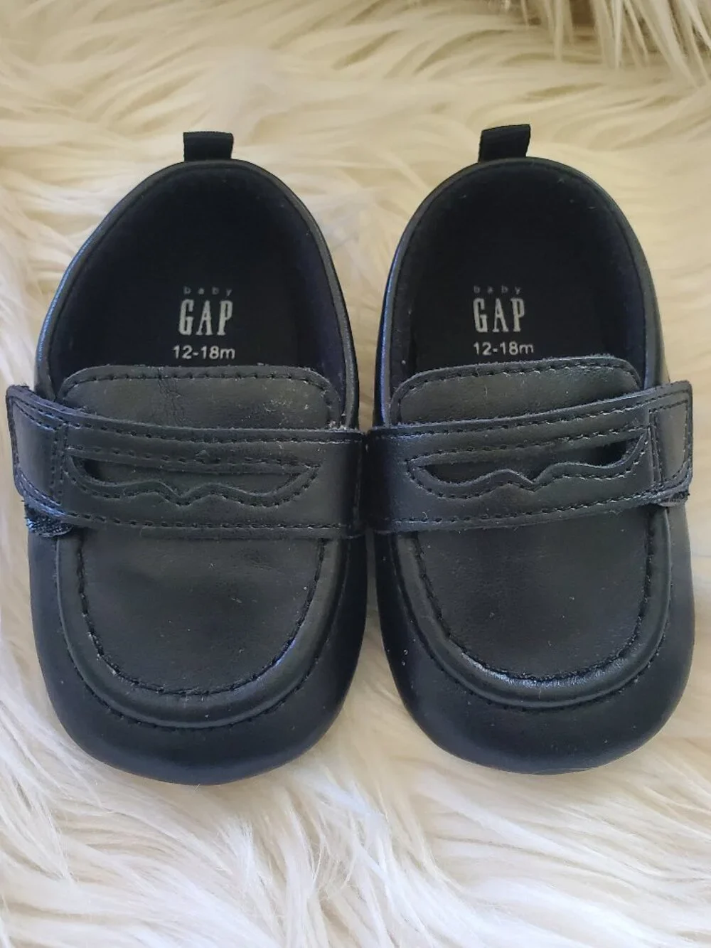 Gap Boy's Black Loafer & Sneaker Bundle SZ 12-18M